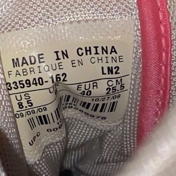 Nike WOMEN’s LACE UP WHITE GOLF SHOES w/ PINK ACCENT Sz-8.5 - Picture 6 of 11